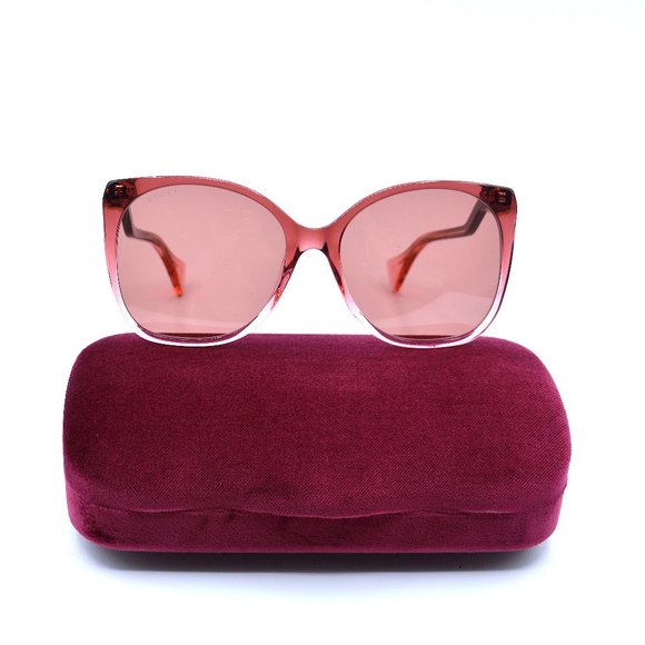 NEW GUCCI GG1010S 004 BURGUNDY RED AUTHENTIC SUNGLASSES 60-18 - Picture 12 of 13